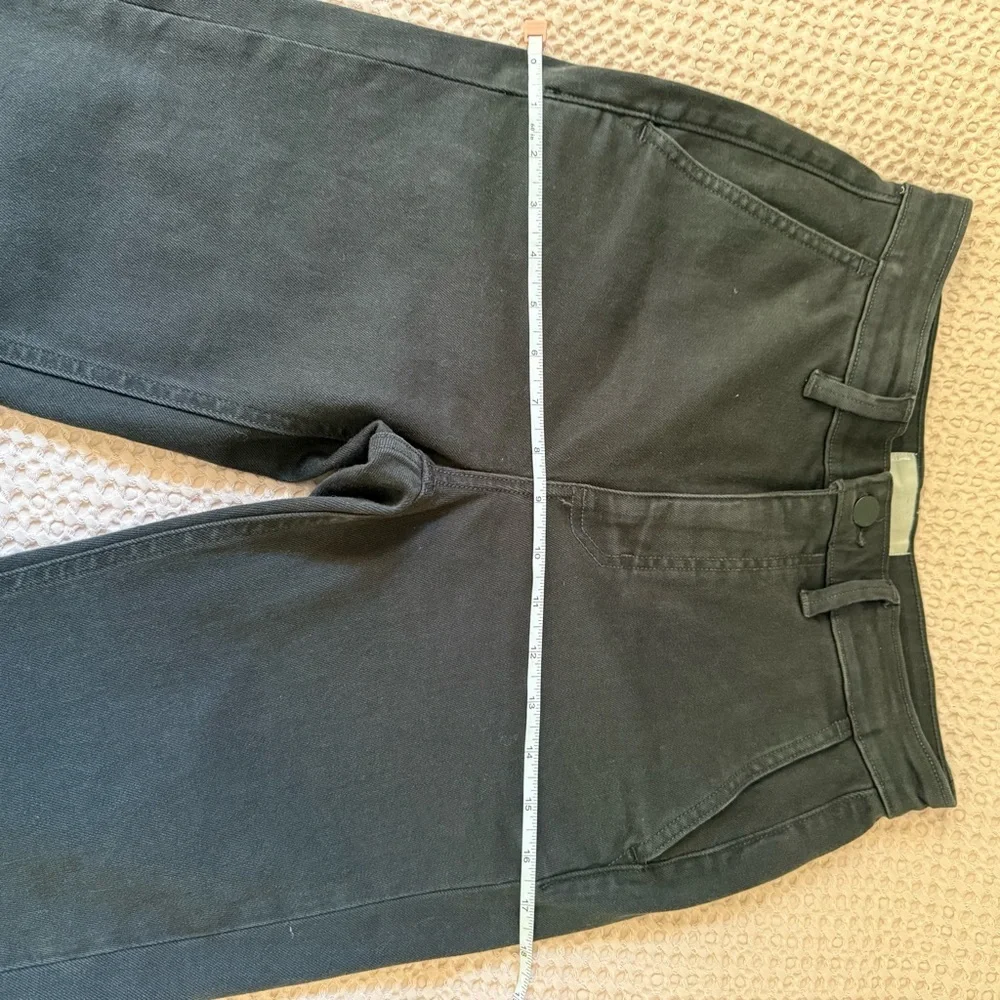Everlane The Slim Leg Crop Jeans Black Size 4 High Rise Stretch Denim - Picture 9 of 10